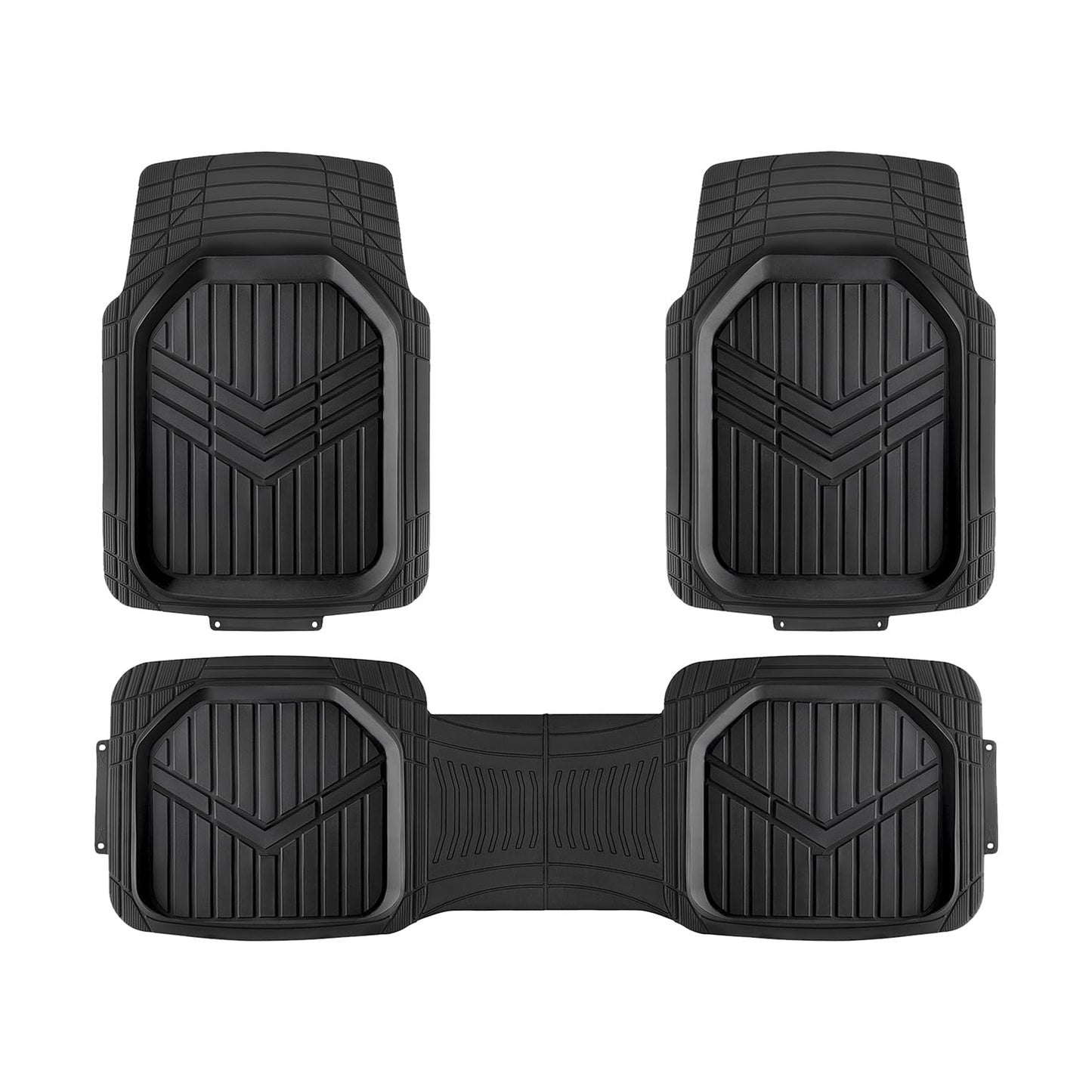 Amazon Basics Universal Fit Car Floor Mats – Black