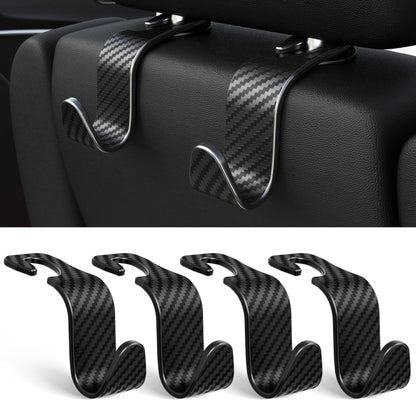 Amooca Car Seat Headrest Hooks 4-Pack – Heavy Duty